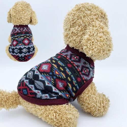Pets Clothes Printed Dogs Winter For Outfits Coat Jackets Costume Accessories